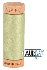 Aurifil Mako 80wt Cotton 274 m 300 yd. spool - 2886 Light Avocado