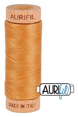 Aurifil Mako 80wt Cotton 274 m 300 yd. spool - 2930 Golden Toast