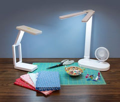 The Nifty LumiBreeze- LED Desk Lamp and Fan