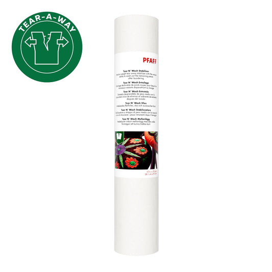 PFAFF® Tear N Wash Stabilizer 15 Inches x 10 Yards