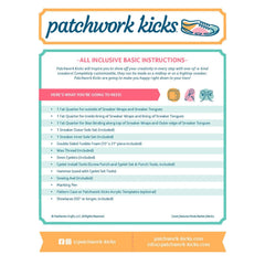 Patchwork Kicks - All Inclusive Shoe Kit - Size 11 Sole in Dark Grey