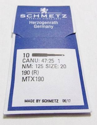 Regular Point 190 (R) MTx190 Schmetz Needles - 10/PKG