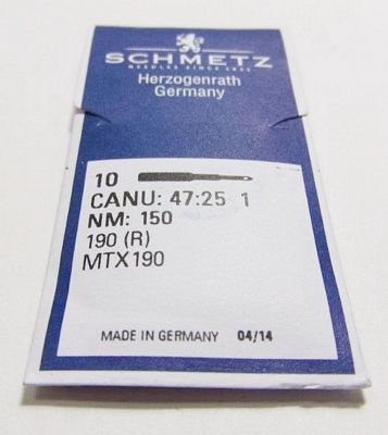 Regular Point 190 (R) MTx190 Schmetz Needles - 10/PKG