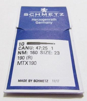 Regular Point 190 (R) MTx190 Schmetz Needles - 10/PKG