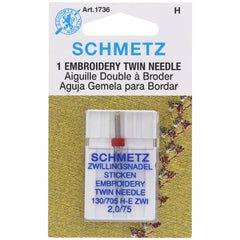 Embroidery Twin Needle, Schmetz (1pk) image # 84738