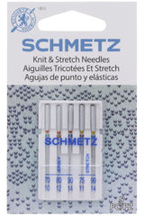 Schmetz Knit & Stretch Needles 5pk - Assorted