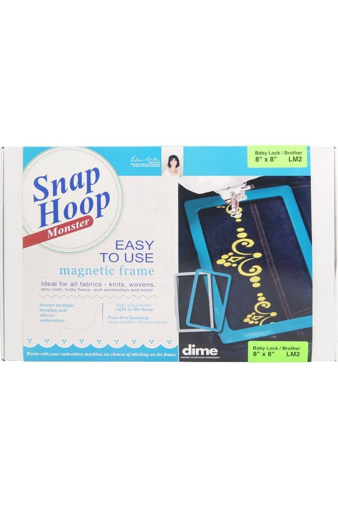 Magnetic Snap Hoop Monster for Bayblock and Brother - 8"x8"