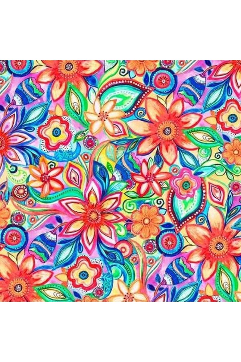 Fabric, Songbird Serenade Multi Floral - SSER4700-MU