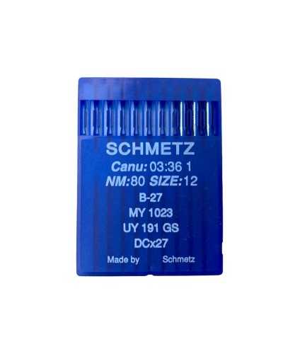 Regular Point B-27, MY 1023, UY 191 GS, DCx27, Schmetz Needles - 10/Pkg