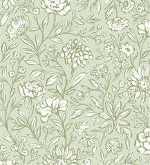Flower House-Flower Mill- Light Sage
