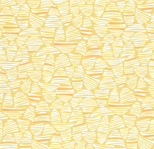 Figo Fabrics, Arcadia - Yellow Print* (Sold By 1/2 Meter)