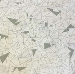 Siltex Fabrics. Tone on Tone Triangles* (Sold By 1/2 Meter)