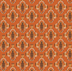 Quiltex Collection - Phoebe Fabrics - Cherries and Blossoms (Sold By 1/2 Meter)