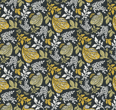 Quiltex Collection - Phoebe Fabrics - Cherries and Blossoms (Sold By 1/2 Meter)