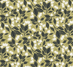 Quiltex Collection - Phoebe Fabrics - Cherries and Blossoms (Sold By 1/2 Meter)