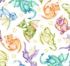 In The Beginning - Dragon Friends* (Sold by 1/2 meter)