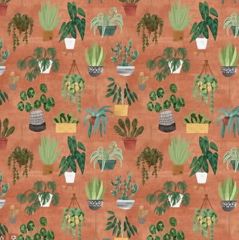 Clothworks - Homebodies* (Sold By 1/2 Meter)