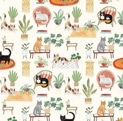 Clothworks - Homebodies* (Sold By 1/2 Meter)