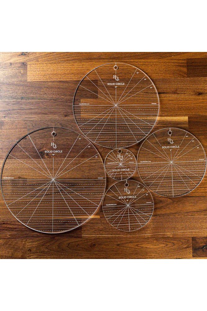 Handi Quilter Solid Circle Ruler Set