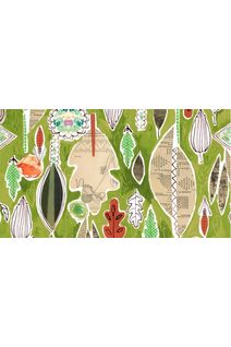 Fabric, Dear Stella Fabrics, Leaf Collage Multi