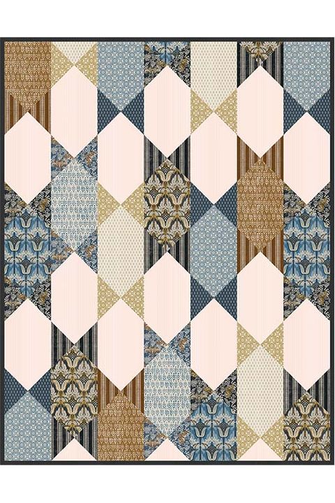 Quilt Pattern: The Abigail Quilt for The Wabi Collection
