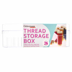 GUTERMANN Thread Storage Box - Holds 26 Spools