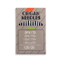 Organ Leather Point Straight Stitch Industrial Machine Needles - 135x16 TRI, DPx16D - 10/Pack