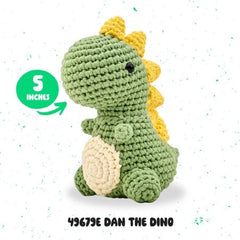 Bucilla Amigurumi Kit 5in Dan The Dino