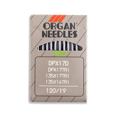 Organ Leather Point Straight Stitch Industrial Machine Needles - 135x16 TRI, DPx16D - 10/Pack