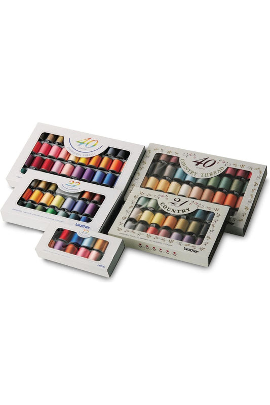 Brother 12-Colour Embroidery Thread Set