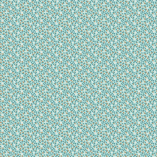 Figo Fabrics More Pie Collection-Berries in Teal 90452-60* (Sold By 1/2 Meter)