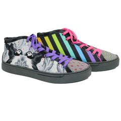 Patchwork Kicks - All Inclusive Shoe Kit - Size 11 Sole in Dark Grey