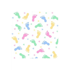 Comfy Flannel Prints, Footprints