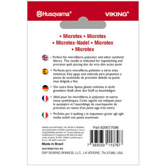 HUSQVARNA® VIKING® Microtex Needles Size 70/10 5-Pack