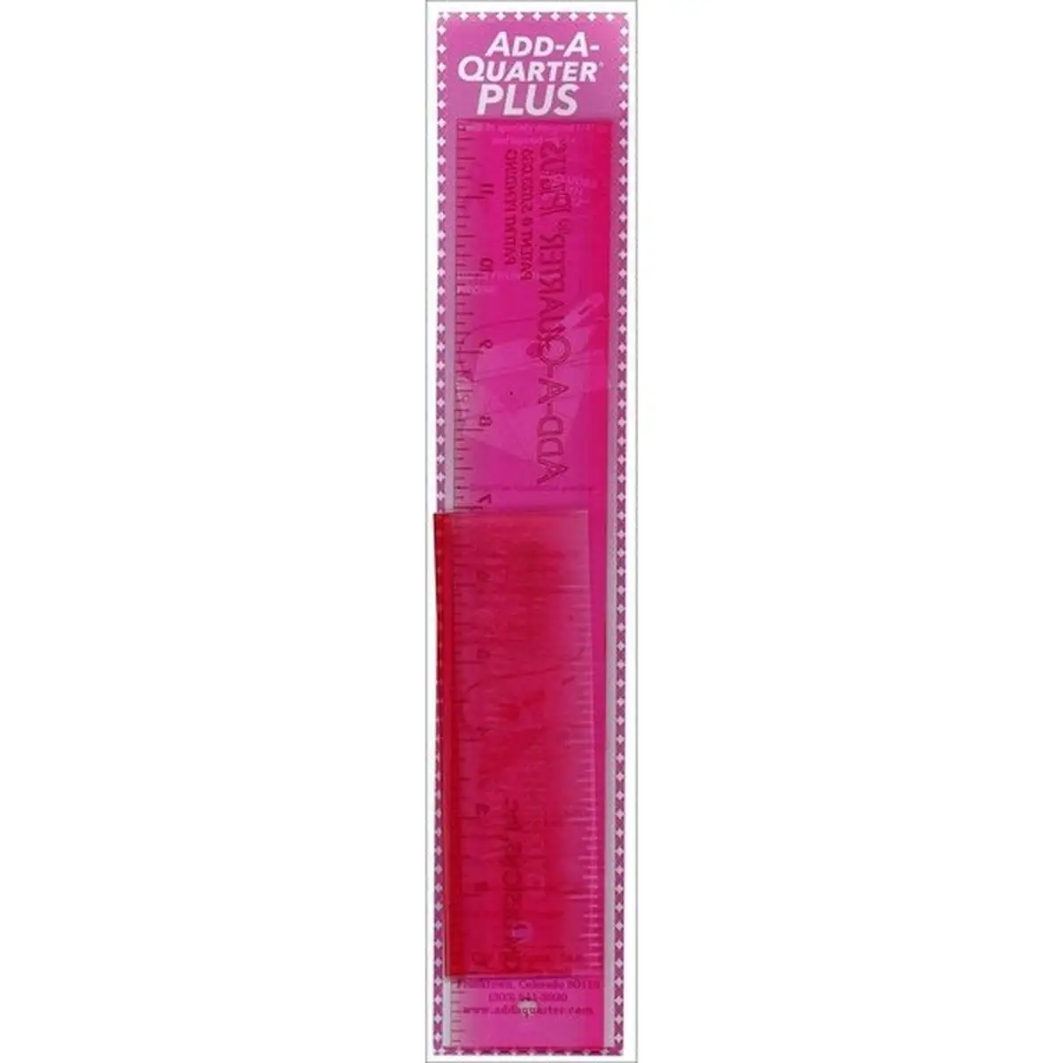 Add-A-Quarter PLUS Ruler - 6”