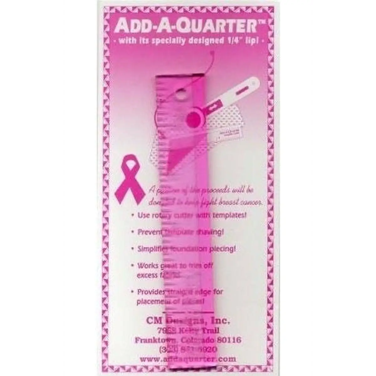 Add-A-Quarter PLUS Ruler - 6”