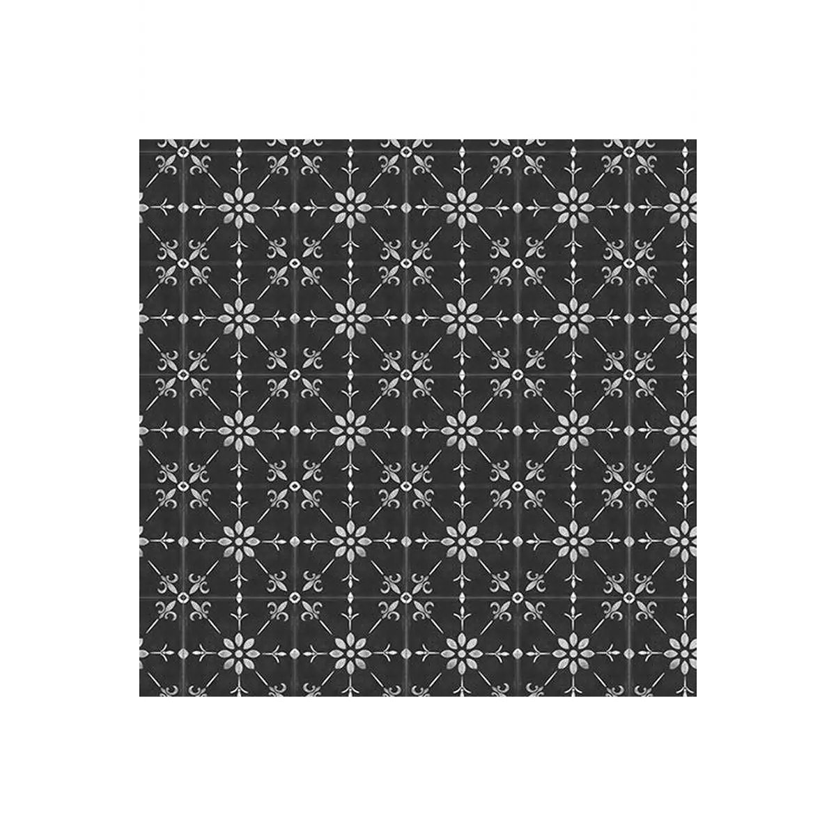 White Cottage Farm, Vintage Tile - 20881-Charcoal