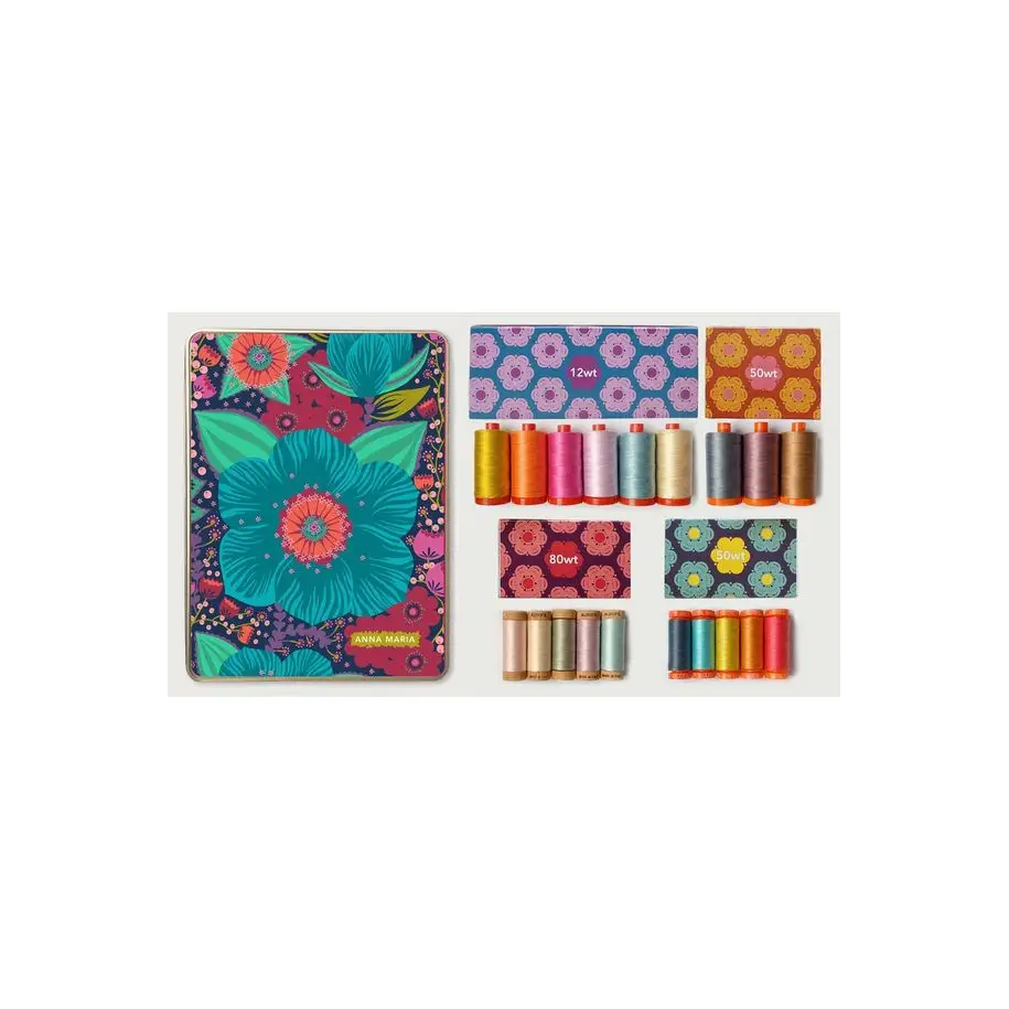 Anna Maria Horner Aurifil Thread Collection in Designer Tin