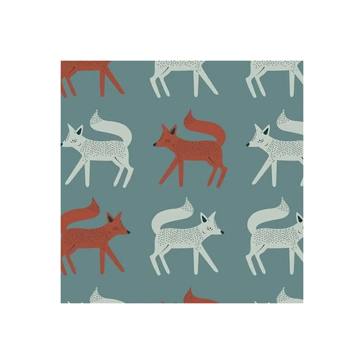 Fabric, Capsules Campsite Sneaky Little Foxes - AGF Art Gallery Fabrics