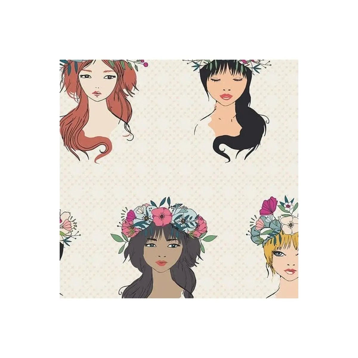 Fabric, AGF Art Gallery Fabrics, Flower Child Flowery Chant Gentle
