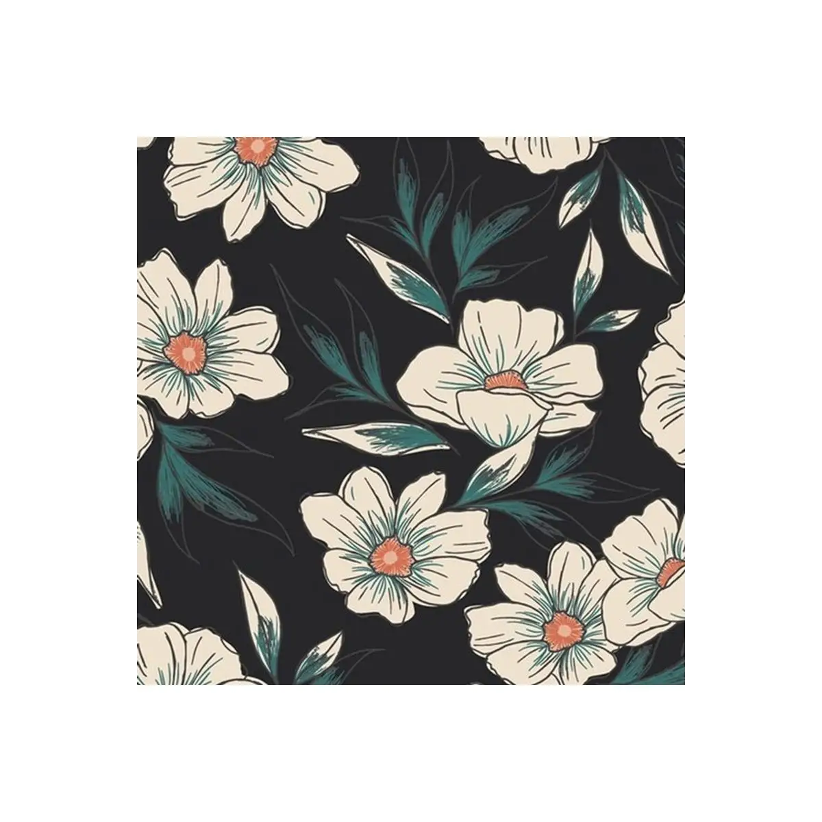 Fabric, Luna & Laurel - Tinted Blooms - AGF Art Gallery Fabrics