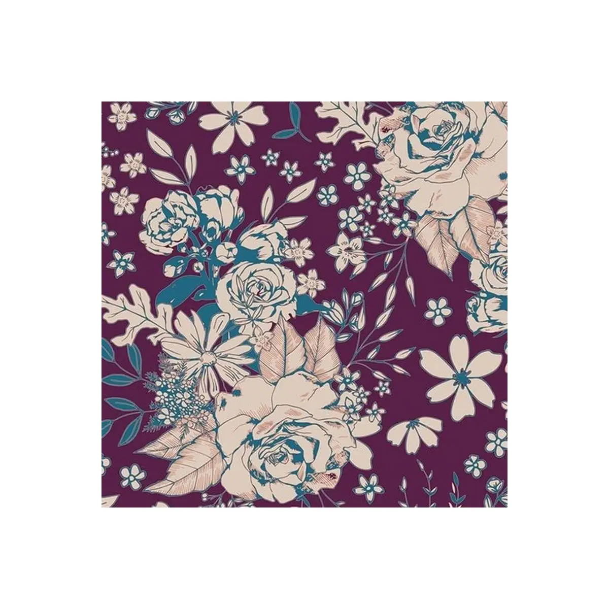 SOULFUL Floral Universe Plum