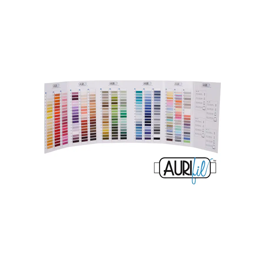 Aurifil Cotton Thread Colour Card