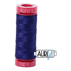 Aurifil Mako 12wt Cotton 50 m 54 yd. spool - 1200 Blue Violet