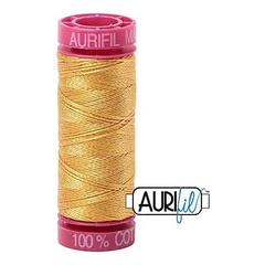 Aurifil Mako 12wt Cotton 50 m 54 yd. spool - 2132 Tarnished Gold