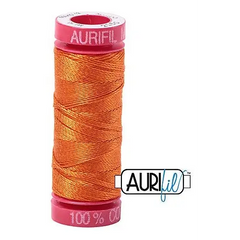 Aurifil Mako 12wt Cotton 50 m 54 yd. spool - 2150 Pumpkin
