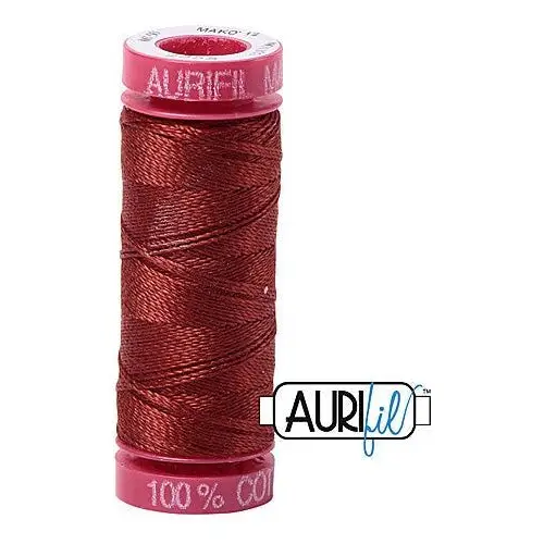 Aurifil Mako 12wt Cotton 50 m 54 yd. spool - 2355 Rust
