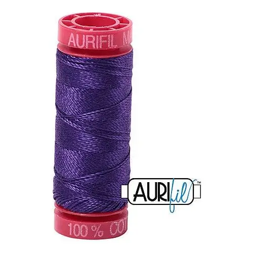 Aurifil Mako 12wt Cotton 50 m 54 yd. spool - 2582 Dark Violet