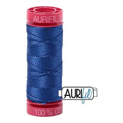 Aurifil Mako 12wt Cotton 50 m 54 yd. spool - 2735 Medium Blue