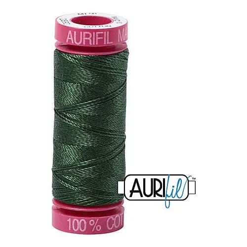 Aurifil Mako 12wt Cotton 50 m 54 yd. spool - 2892 Pine